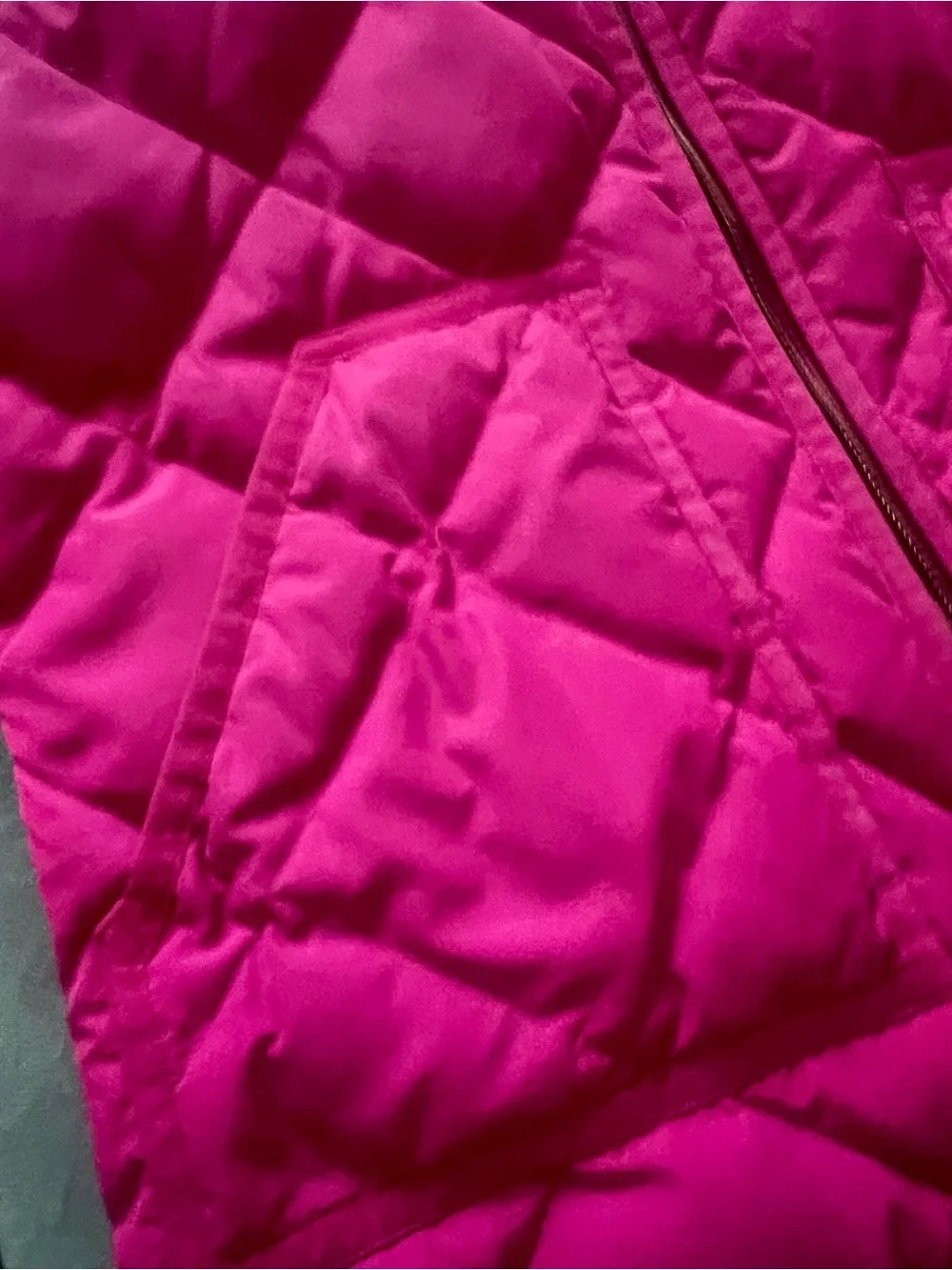 J. Crew Girls' Quilted Hot Pink Puffer Vest